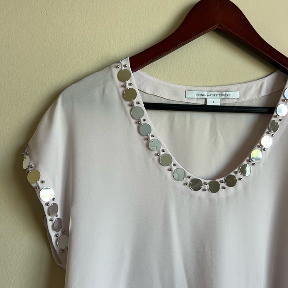 Diane von Furstenberg ACEDIA MIRRORS Blouse - Picture 1 of 7